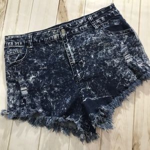 Judy Blue Distressed Jean Shorts 1XL